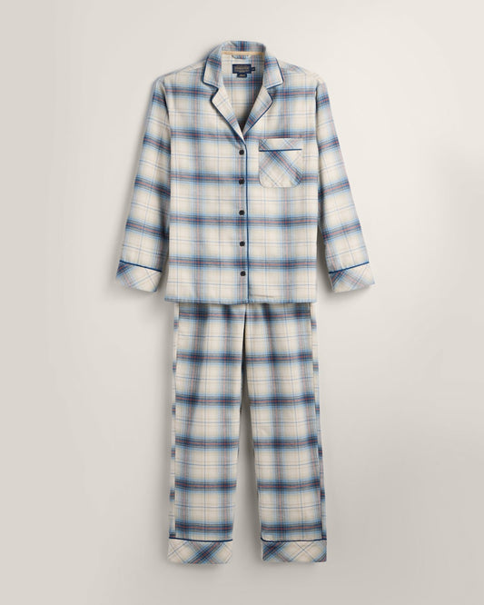 WOMEN'S PLAID FLANNEL PAJAMA SET
