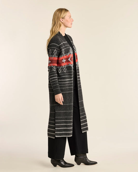 WOMEN'S LAMBSWOOL DUSTER CARDIGAN