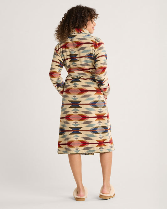 WOMEN'S WYETH TRAIL COTTON TERRY VELOUR ROBE