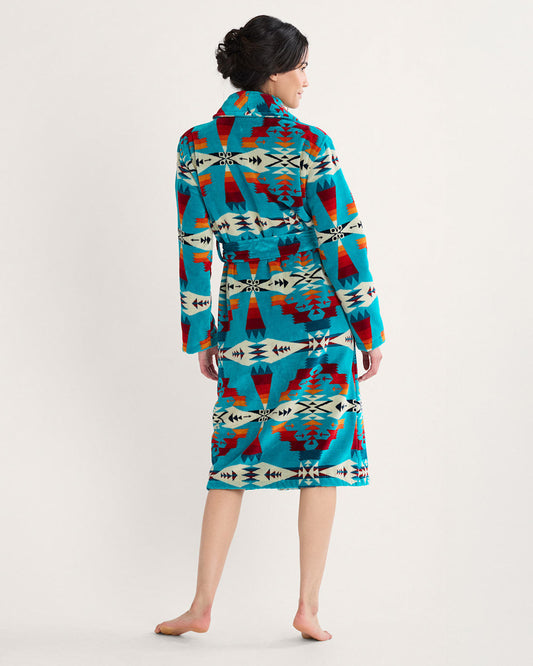 WOMEN'S TUCSON COTTON TERRY VELOUR ROBE