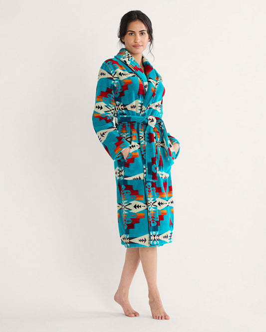 WOMEN'S TUCSON COTTON TERRY VELOUR ROBE