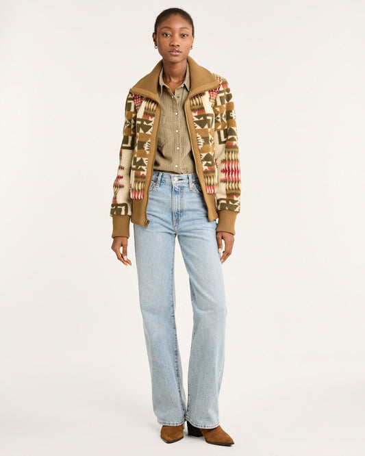 WOMEN'S FOXGLOVE FLEECE BOMBER JACKET