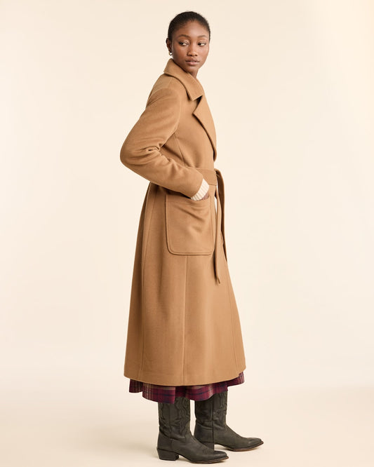 WOMEN'S NOB HILL WOOL WRAP COAT