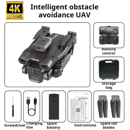 ❄🎄Last Day Promotion⛄🔔 Drone with 4K Camera Suitable for Adults, HS175D Remote Control Quadcopter with Auto Return, Follow Me, Brushless Motor, Circular Flight, Waypoints, Altitude Hold, Headless Mode,28 Minutes Long Flight Time!!