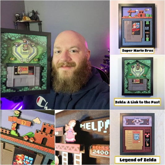 3D SHADOWBOX NOSTALGIC GAME