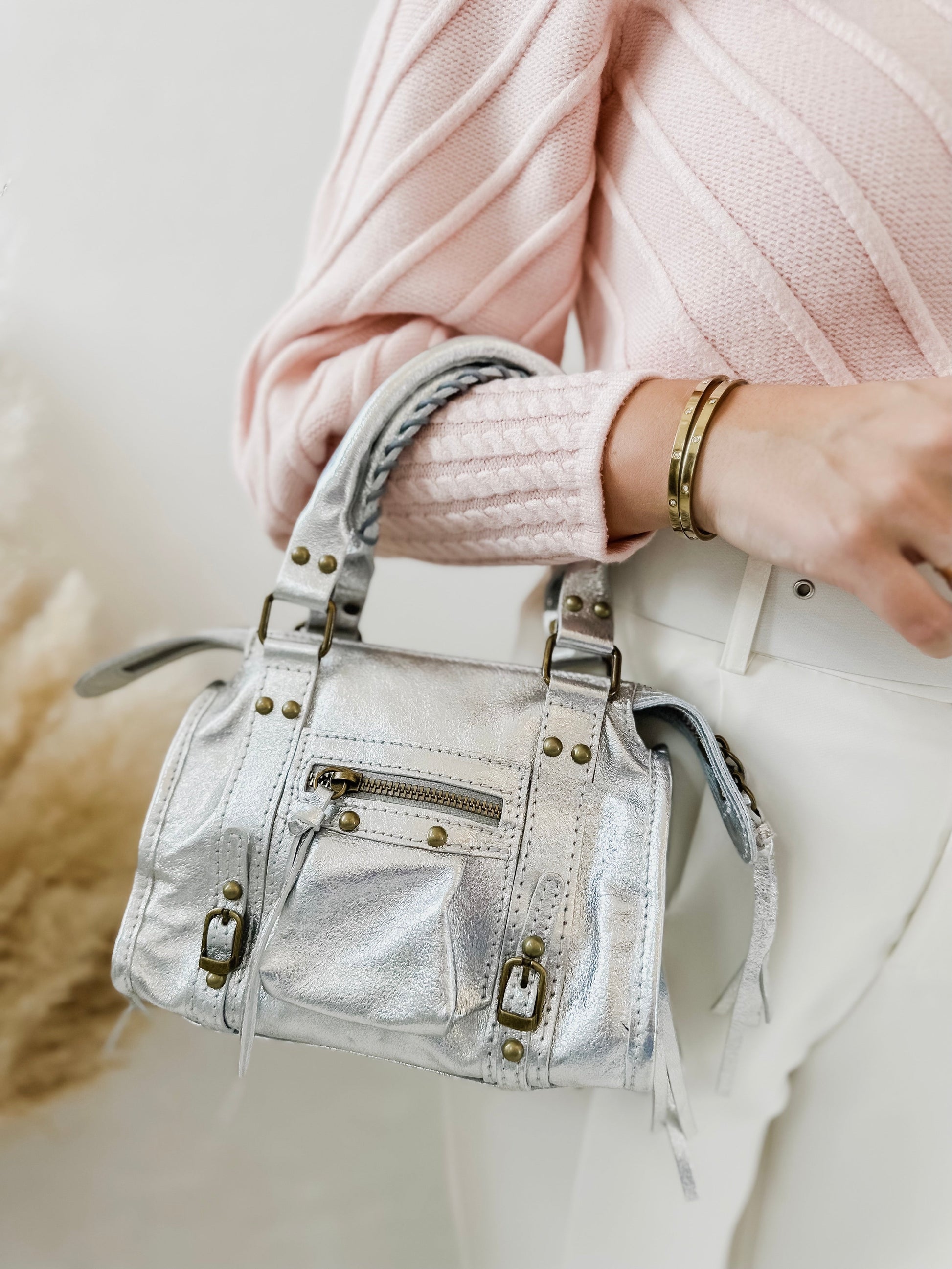 Silver Sarah Bag