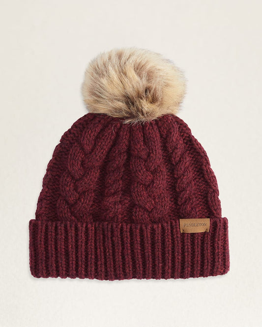 CABLE KNIT BEANIE