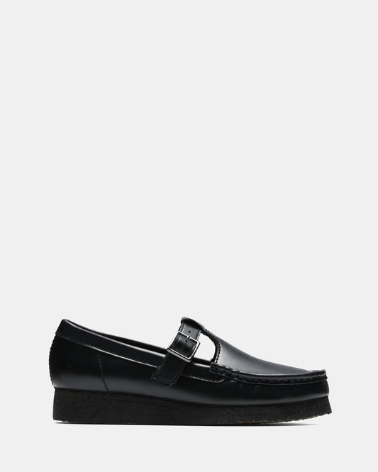 Wallabee Tbar Blk Hishine Lea