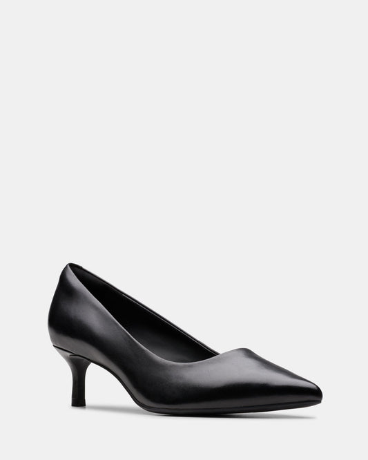 Zarey Court Black Leather