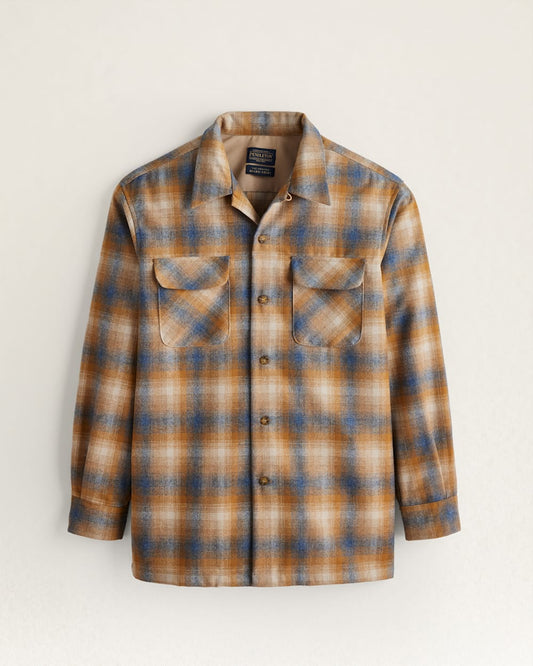 MEN'S PLAID BOARD SHIRT