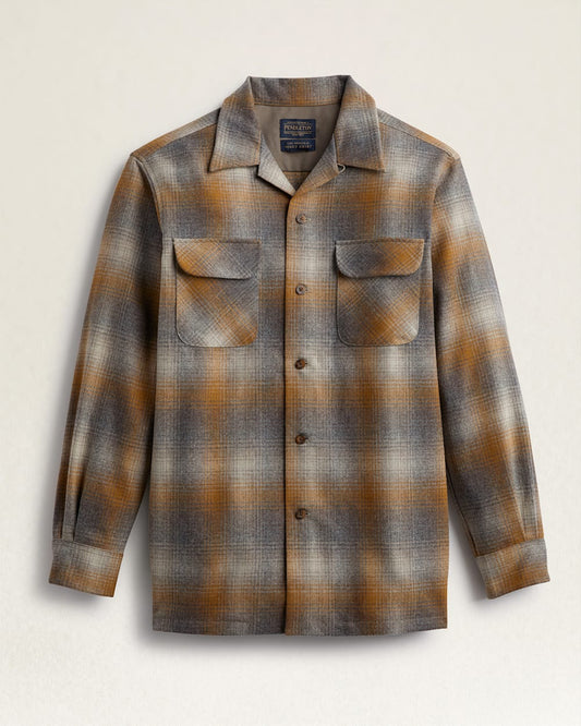 MEN'S PLAID BOARD SHIRT