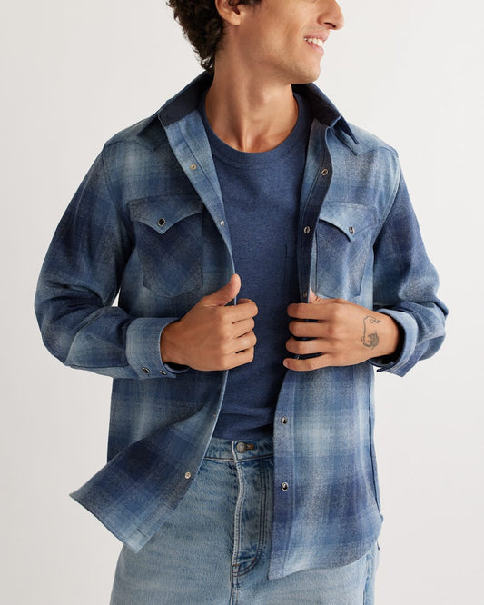 MEN'S PLAID SNAP-FRONT WESTERN CANYON SHIRT