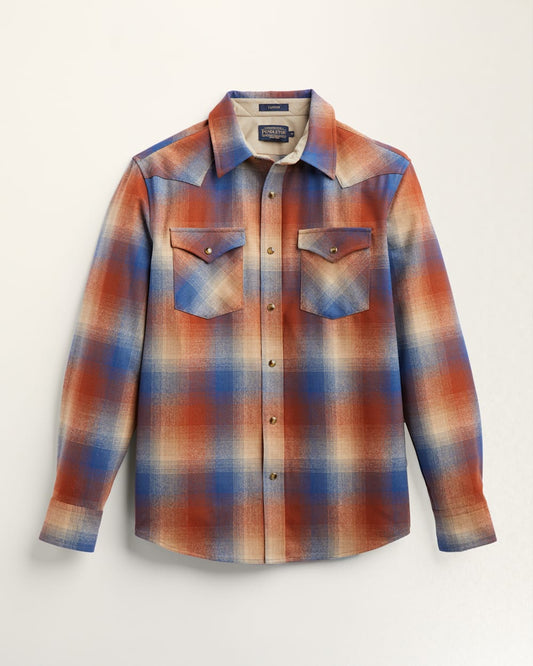 MEN'S PLAID SNAP-FRONT WESTERN CANYON SHIRT