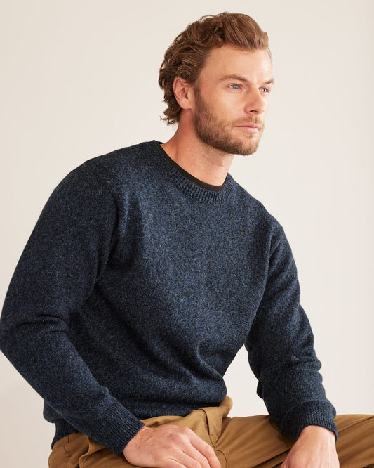 MEN'S SHETLAND COLLECTION SWEATER