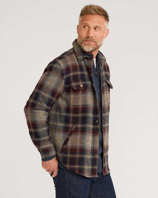 MEN'S PLAID FOREST SHIRT JACKET