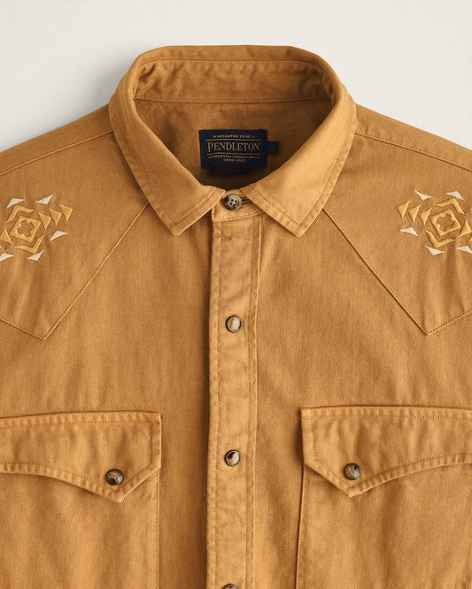 MEN'S CHANDLER EMBROIDERED DENIM SHIRT