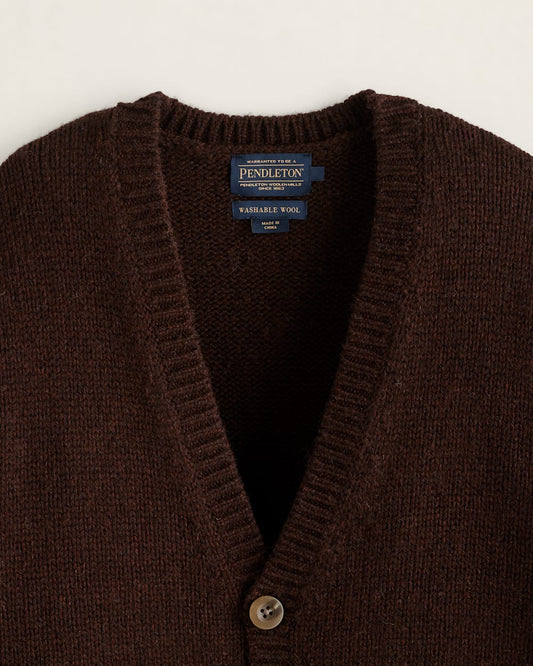 MEN'S SHETLAND COLLECTION CARDIGAN