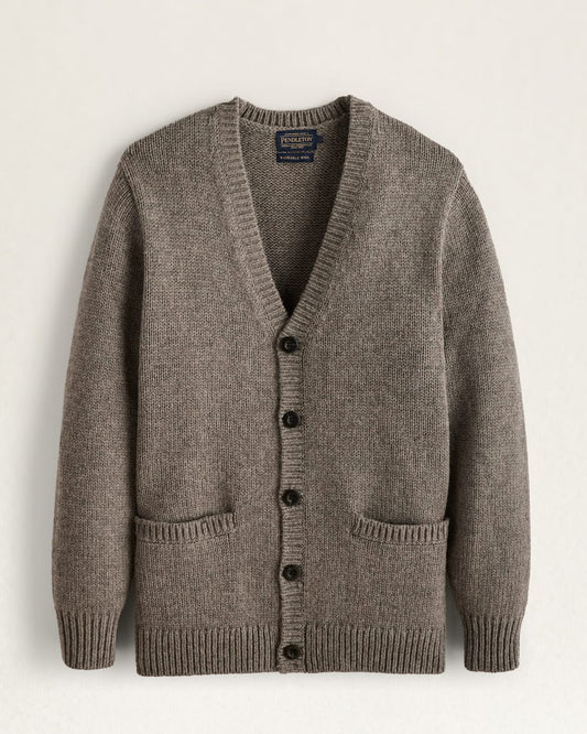 MEN'S SHETLAND COLLECTION CARDIGAN