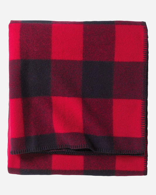 ECO-WISE WOOL PLAID/STRIPE BLANKET