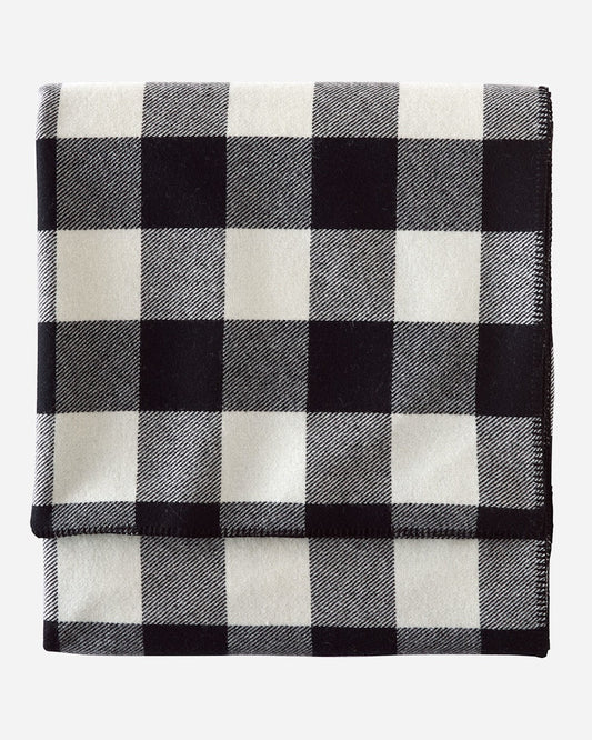 ECO-WISE WOOL PLAID/STRIPE BLANKET