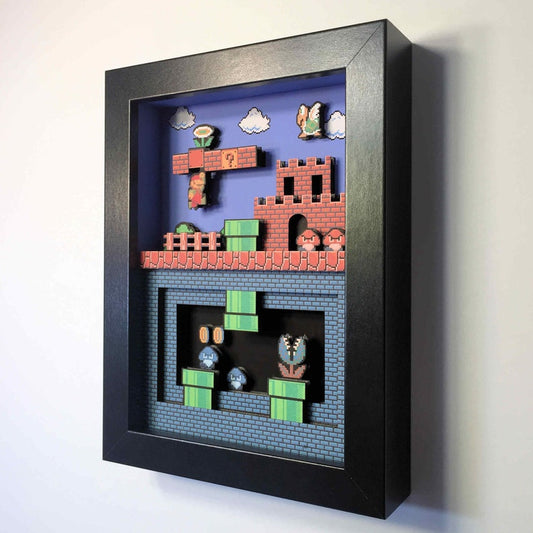 Super Mario #2 3D SHADOWBOX