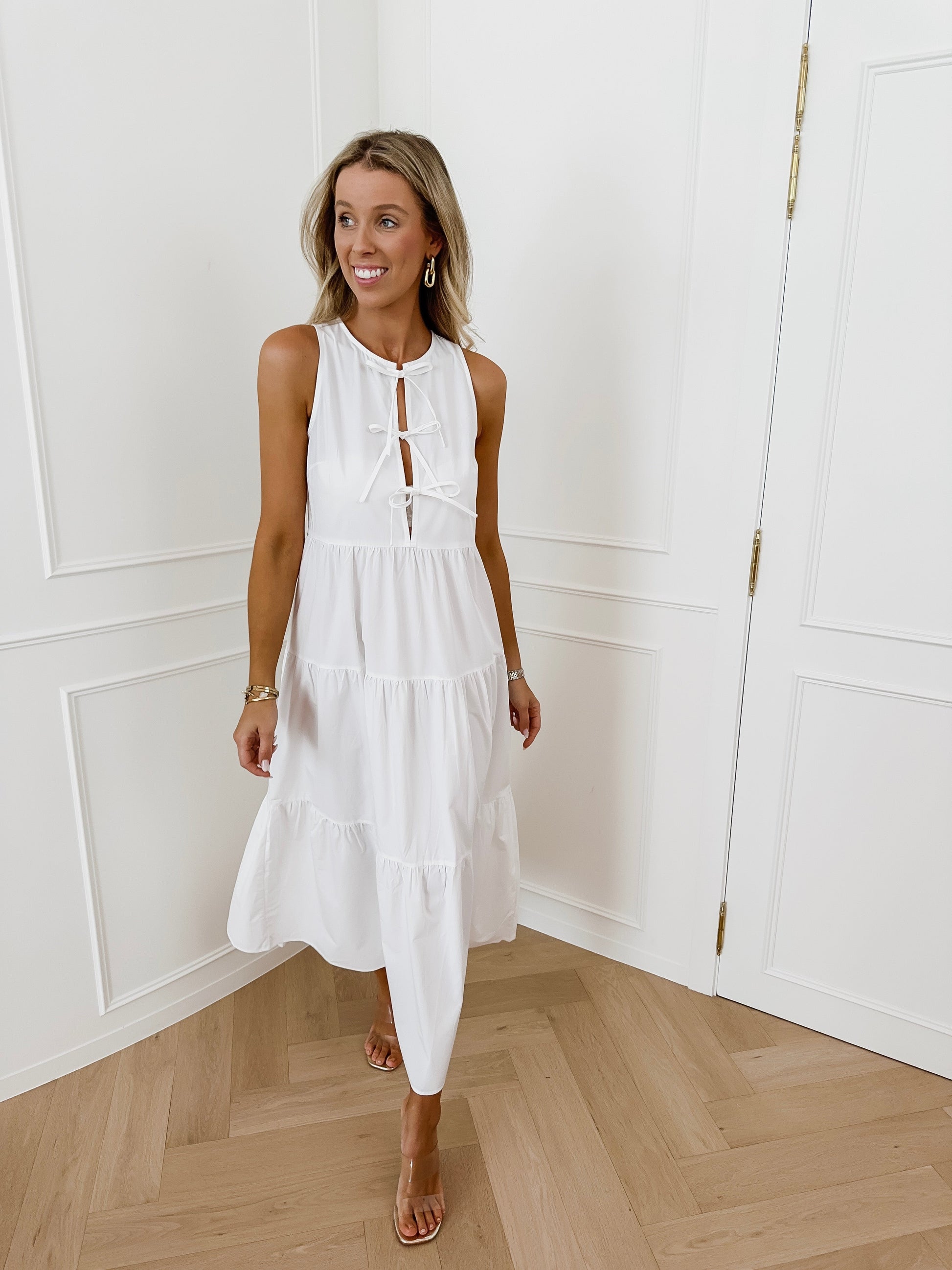 White Daphne Dress