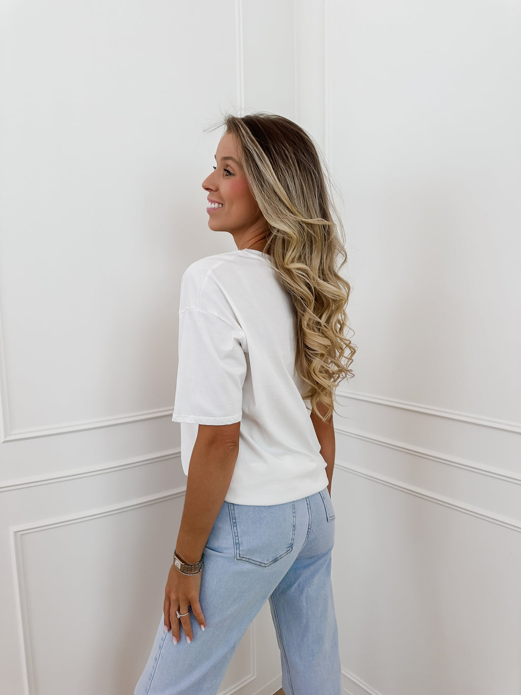 White Cowboy Boot T-Shirt