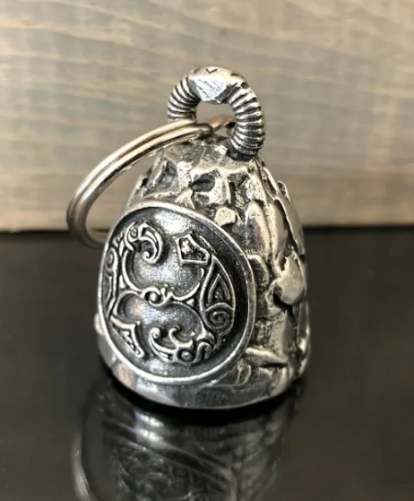 3D Viking Raven Guardian Angel Bell