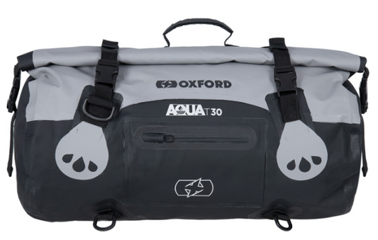 Oxford Aqua Waterproof T-30 Roll Bag Grey/Black
