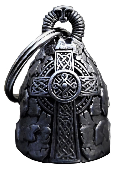 3D Celtic Cross Bell Guardian Angel Bell