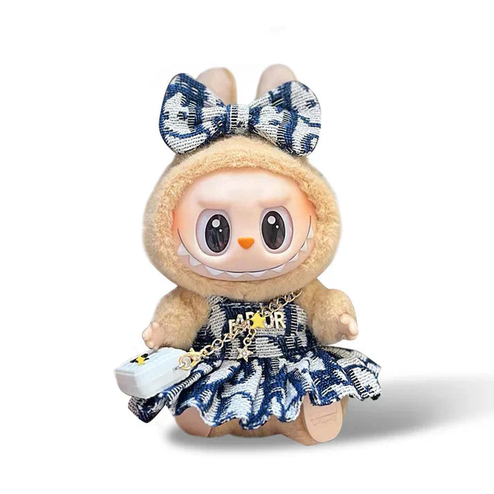 LabubuMania – Outfit DR Blue (Labubu  incluso)