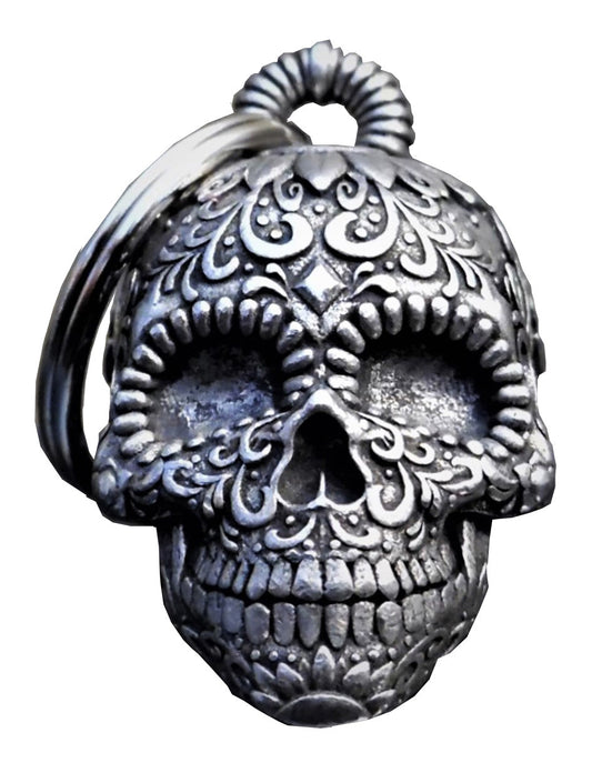 3D Sugar Skull Guardian Angel Bell